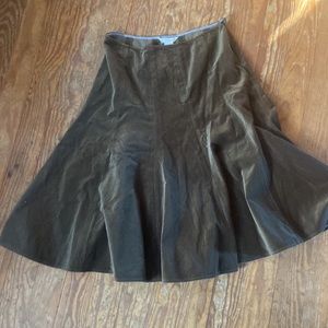 Olive green Sundance skirt
